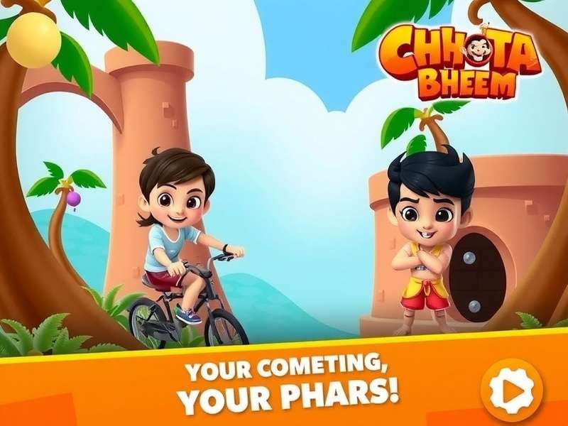 Download Chhota Bheem Race Adventure for Android and iOS Chhota Bheem Race Adventure download screen